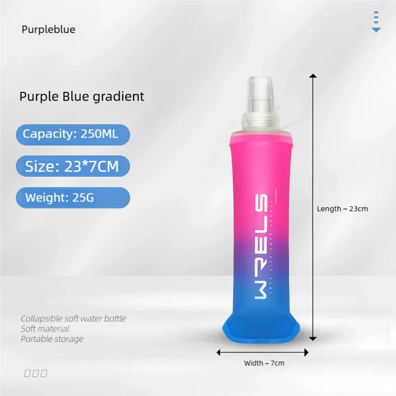 Folding TPU Soft Flask Water Bottle | Portable Hydration for Running, Hiking & Fitness
