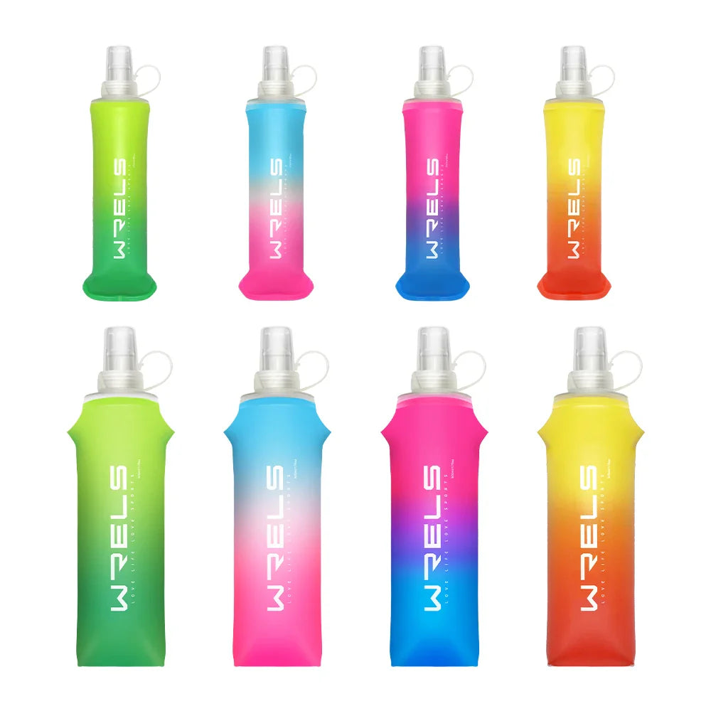 Folding TPU Soft Flask Water Bottle | Portable Hydration for Running, Hiking & Fitness