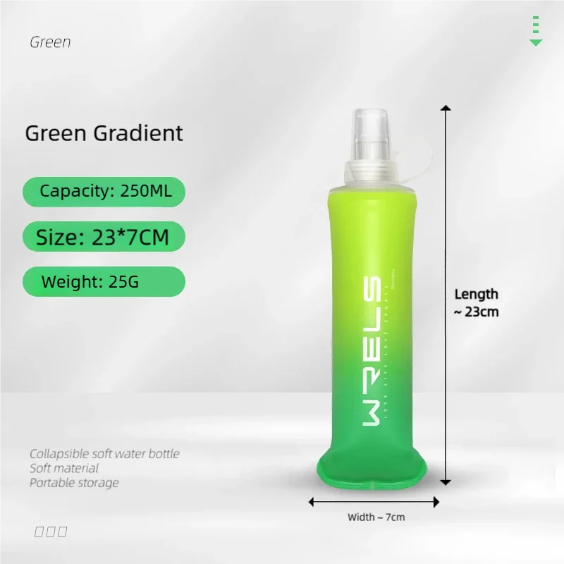 Folding TPU Soft Flask Water Bottle | Portable Hydration for Running, Hiking & Fitness