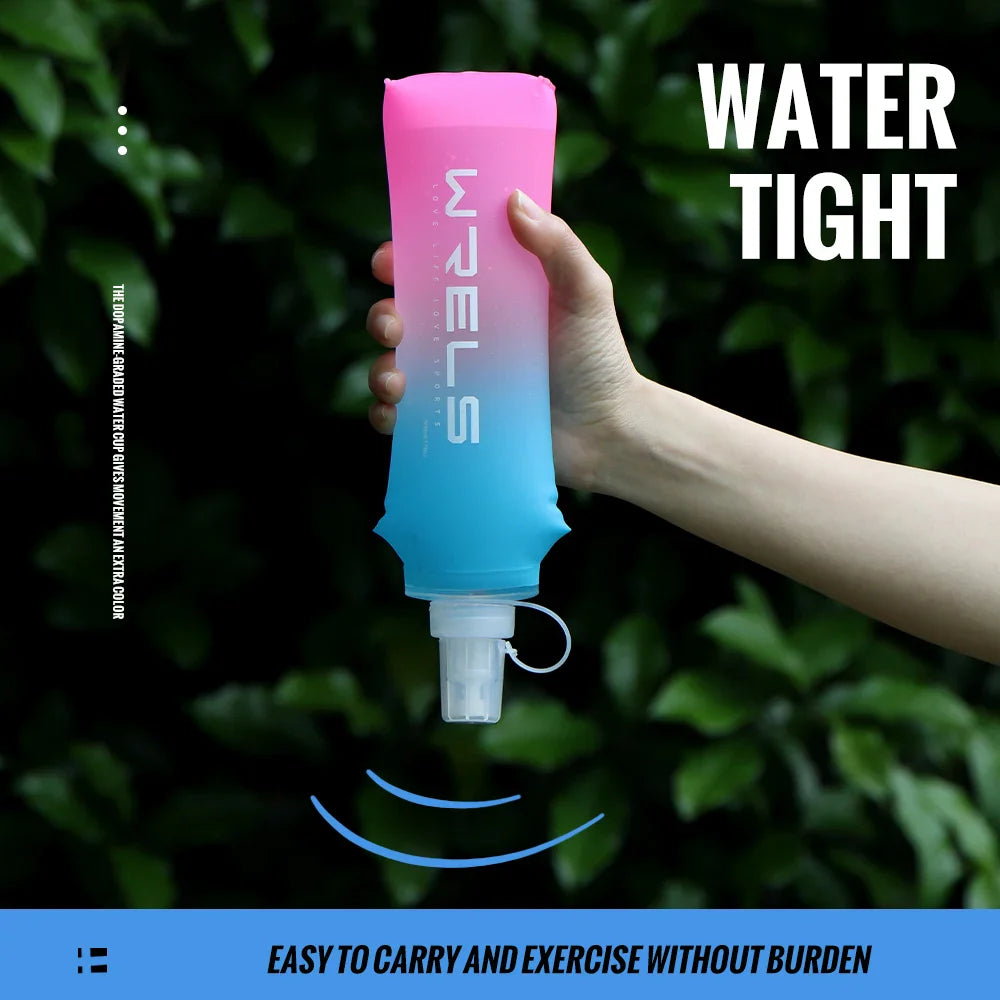 Folding TPU Soft Flask Water Bottle | Portable Hydration for Running, Hiking & Fitness