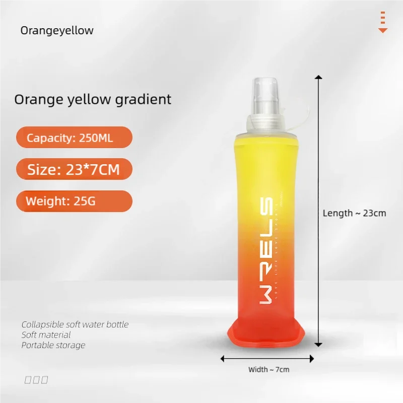 Folding TPU Soft Flask Water Bottle | Portable Hydration for Running, Hiking & Fitness